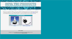 Desktop Screenshot of novatecproducts.com